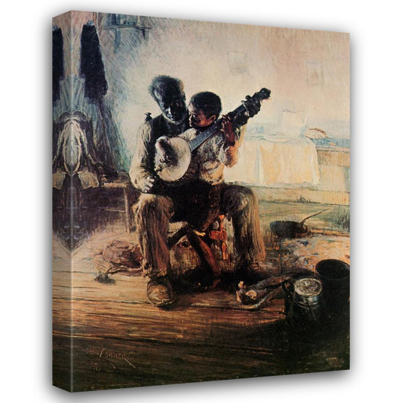 La leçon de banjo, H 24 po x l 17 po