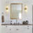 Modern Cylindrical Golden K9 Crystal Wall Lamp