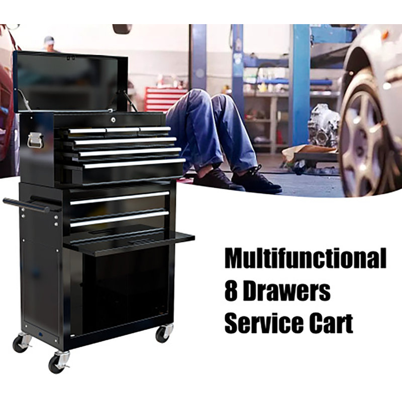 24.2" Rolling Toolbox, Black