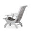 Chaise en bois d'eucalyptus, gris argenté-1894426481