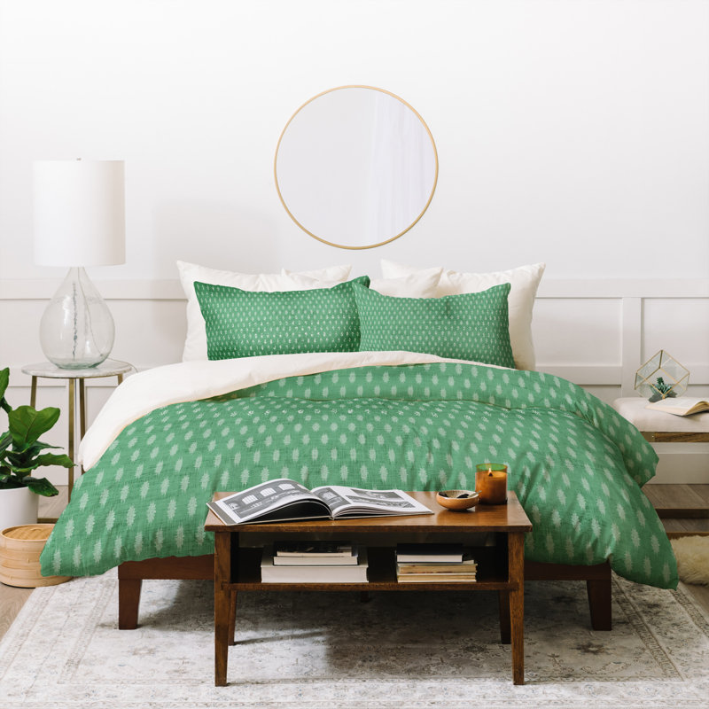 Modern & Contemporary Polyester Dots Duvet Cover, Queen