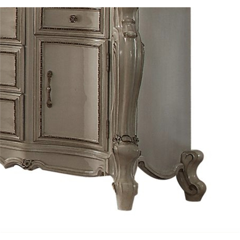 Commode à finition picard et perle de chêne antique