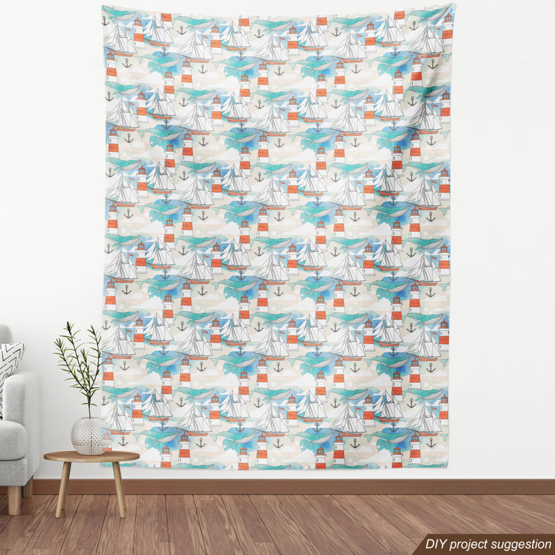 Tissu Lighthouse, l 36 po x L 360 po