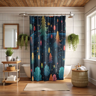 Magic Woods - Rideau de douche Premium