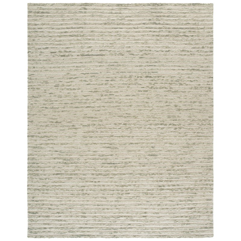 Ebony 755 Hand Tufted 80% Wool; 20% Cotton Striped Rug, 9'-0" X 12'-0" Rectangle