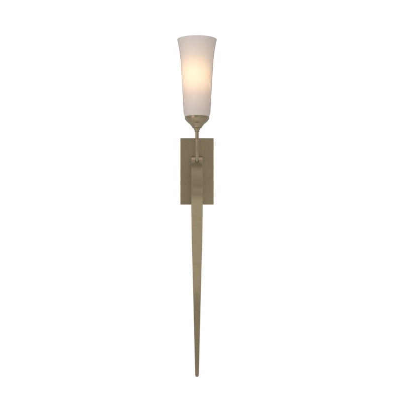 Sweeping Taper 1 - Light Dimmable Wallchiere, Soft Gold
