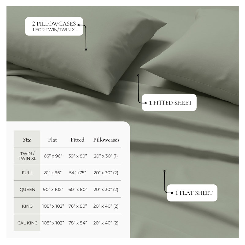 Organic Cotton Jersey Knit Sheets, California King, Olive Green