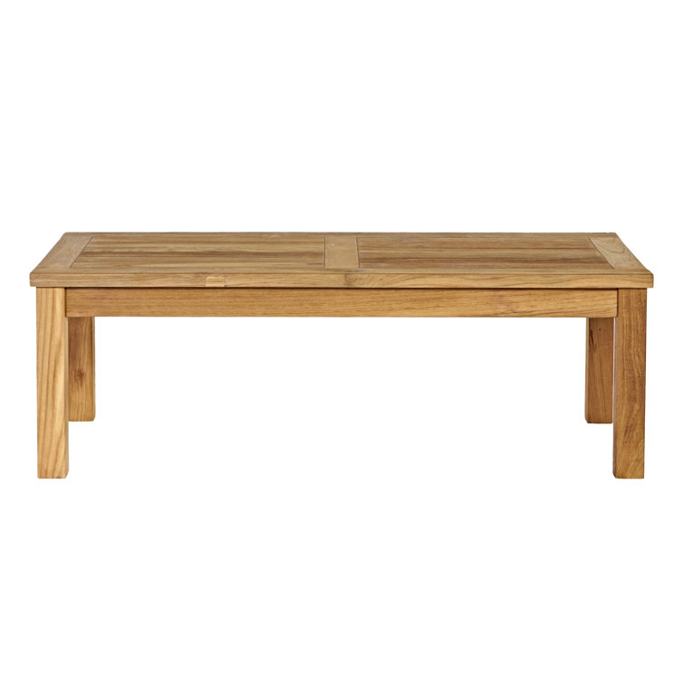 Morlan Rectangular Teak Outdoor Coffee Table