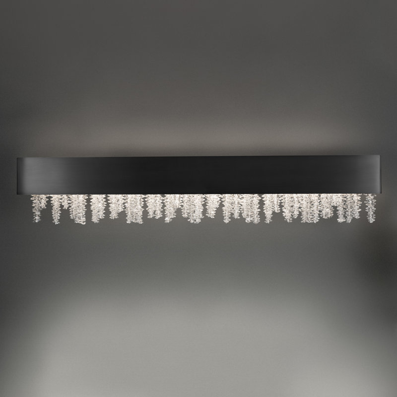 Soleil 1 - Light LED Bath Bar, Black