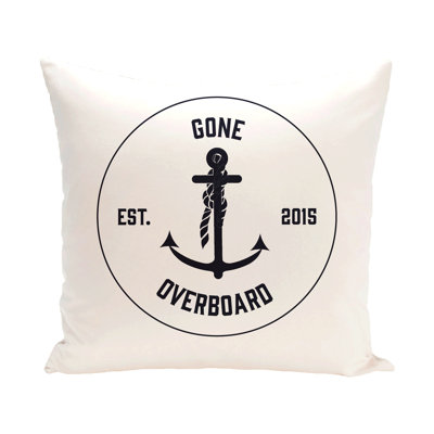 Nautical Nights Outdoor Reversible Throw Pillow