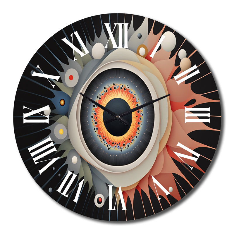 Horloge murale en métal, Très grand