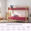 Matelas simple en mousse à mémoire de forme de 5 pouces pour enfants, lits superposés et un confort d'économie d'espace avec un soutien réactif.