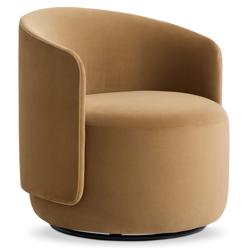 Bernhardt Crosby Fabric Swivel Chair, Green