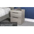 Capri Modern Double Drawer Low Profile Nightstand-1915568809