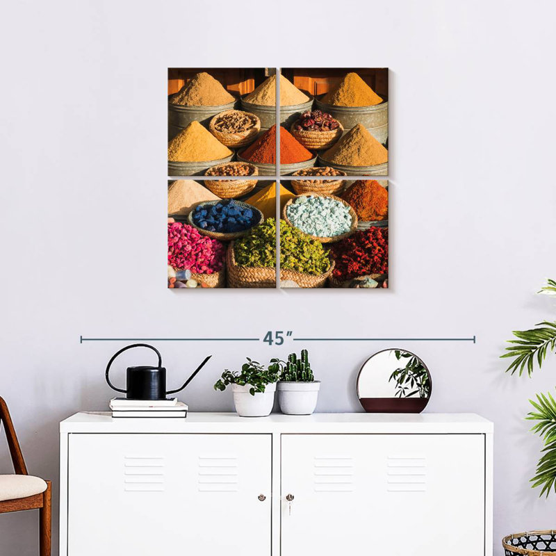 Yarlin Marrakesh Market Spices, 74" H x 74" W