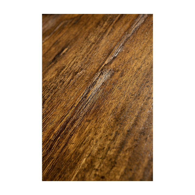 Casually Country Solid Wood Dining Table, Country Farmhouse Walnut