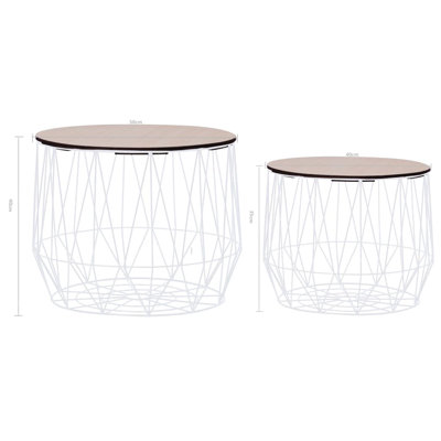 Andelka 2 Piece Coffee Table with Storage