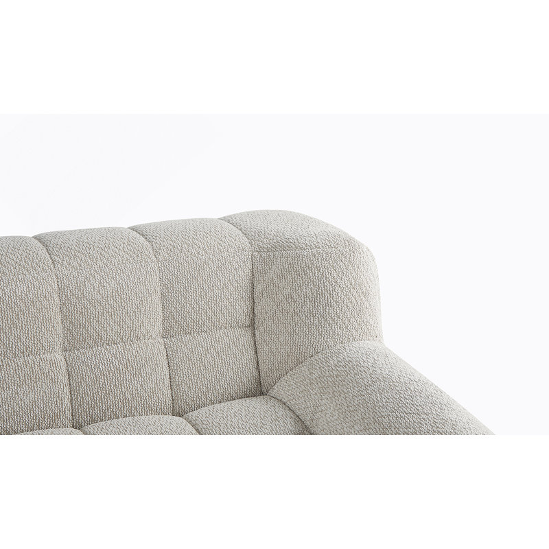 Canapé à compression complète, un meuble modulaire de style simplifié avec des configurations flexibles pour un confort et une détente ultimes