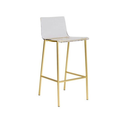 Counter Stool with Metal Frame