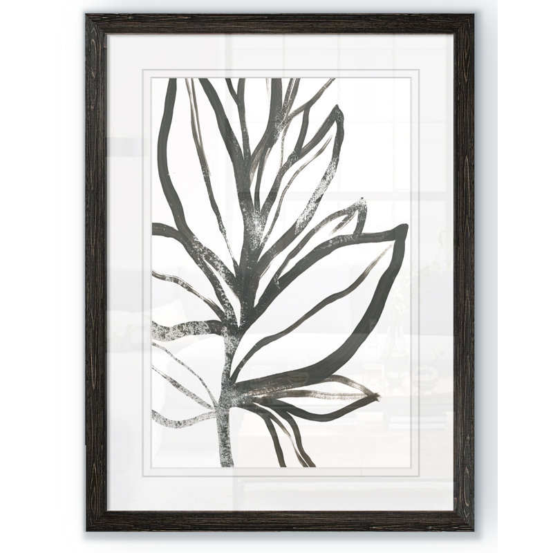 « leaf instinct i » par paul cezanne-cadre photo, reproduction d’art, H 24 po x l 18 po x P 1,25 po, Cadre en toile d’érable