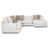 Ivory Polyester Blend