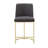 Upholstered Counter Stool with Metal Frame-70133970-70133971