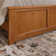 Amear Solid Wood Foundation Bed with Matching Footboard and Built-in USB Charger
