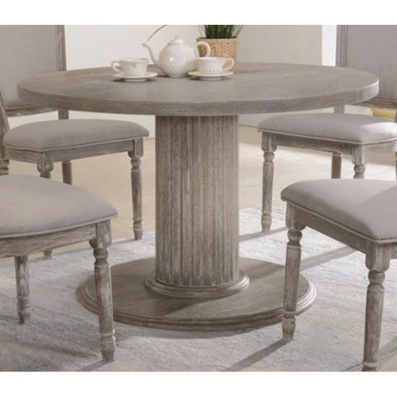 Reclaimed Grey Finish Dining Table