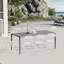 Ensemble de 4 chaises pliantes en acier inoxydable blanc - capacité de 800 lb robuste, empilable et imperméable