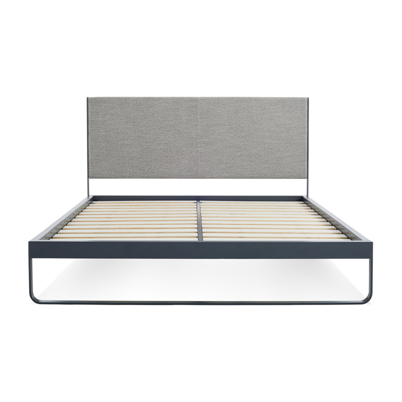 Me Time Upholstered Bed, Full, Tait Charcoal/Slate
