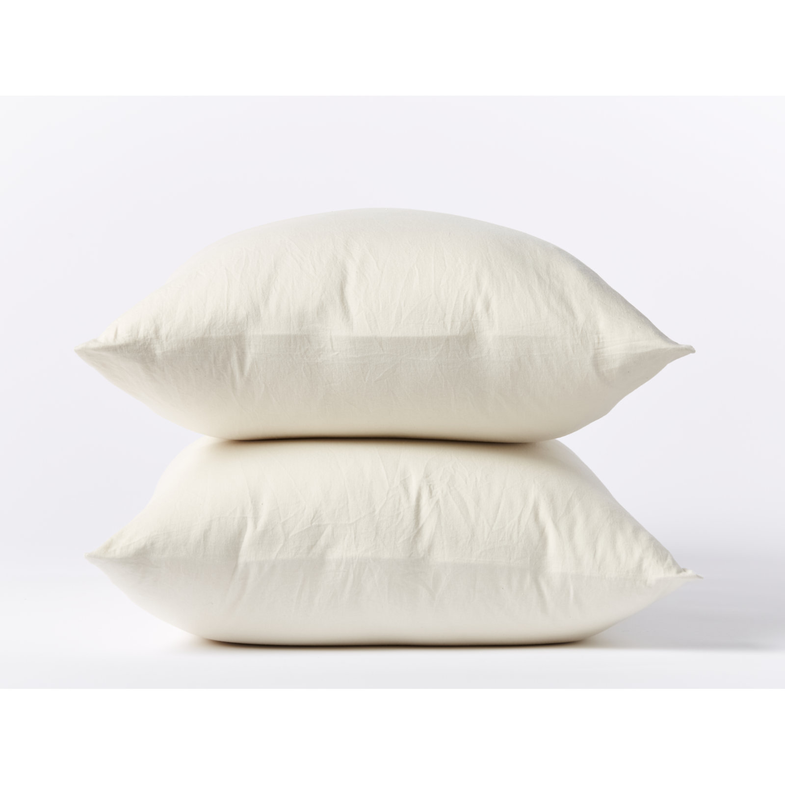 Cloud Soft Sateen 100% Cotton Sateen Pillowcase - Set of 2, Undyed, Standard/Queen Pillowcase