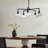 5 - Light Dimmable Sputnik Sphere Chandelier