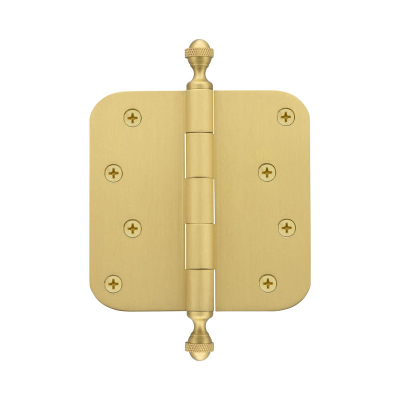 4'' x 4'' Brass Butt Bearing Hinge