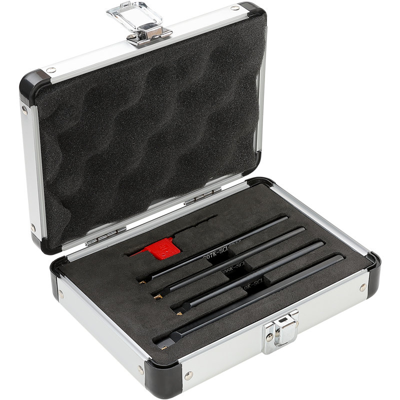 Porte-outils rotatif 4 pièces, 1/4 po, tour en métal robuste