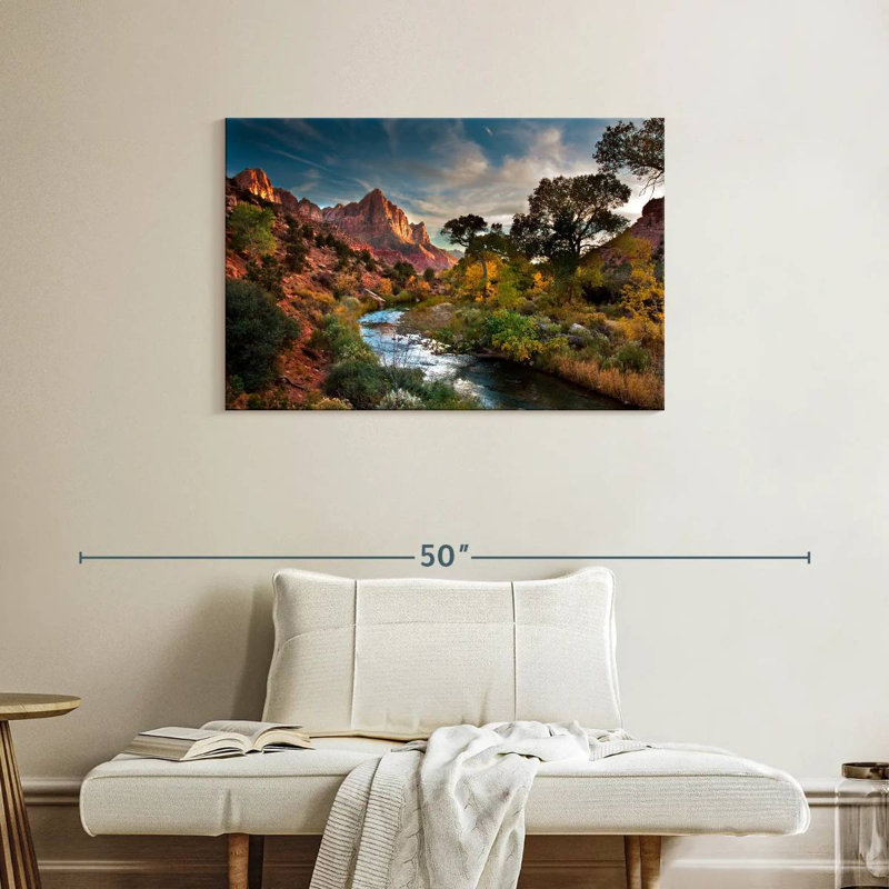 Paysage d'Alvord Zion, H 24 po x l 36 po