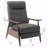 Wood Arm With Push Back With Recliner Function With Recliner Function  - Charcoal