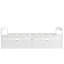 Lit plateforme simple avec deux tiroirs-1114891320