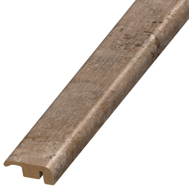 Couvre-seuil / embout en bois d'ingénierie de 0,5 po d'épaisseur x 1,38 po de largeur x 94 po, Piment de la Jamaïque