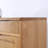 Solid wood grain minimalist shoe cabinet 20 Pair Solid Wood Shoe Storage Cabinet