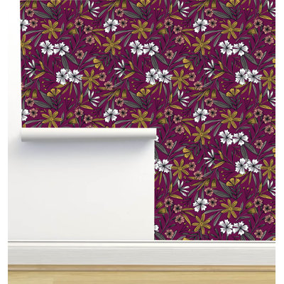 Neng 6' L x 24" W Texture Peel and Stick Wallpaper Roll