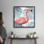 «Flamingo Splash I», art mural sur toile-78027949-78027944