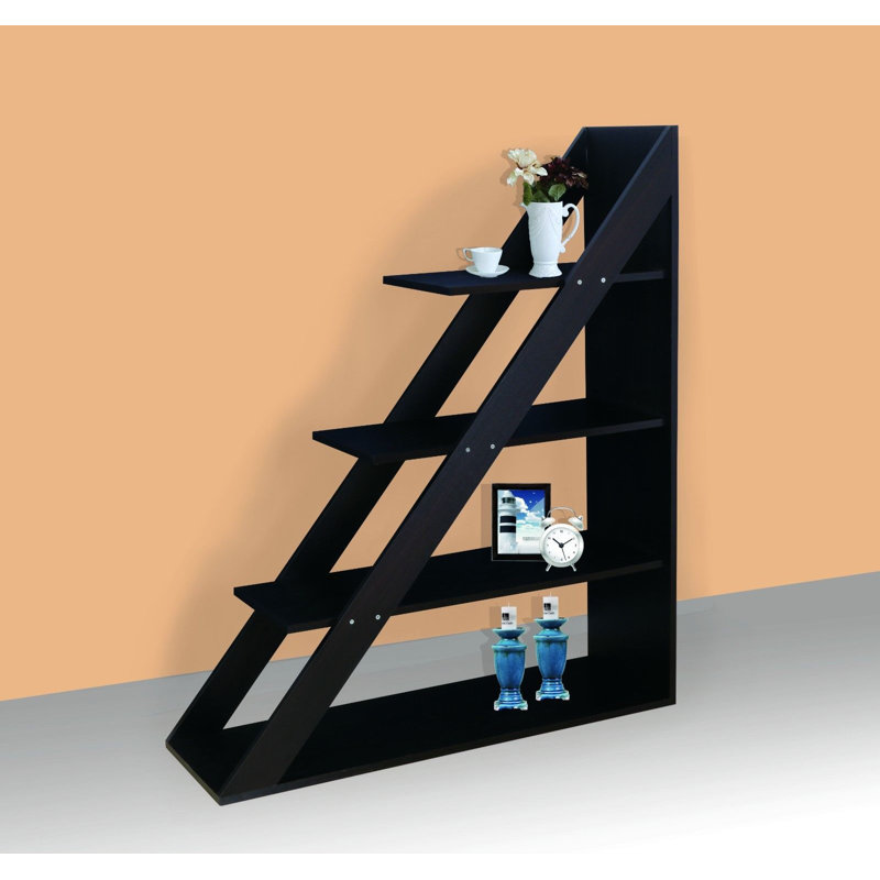 141.5cm H x 120cm W Ladder Bookcase