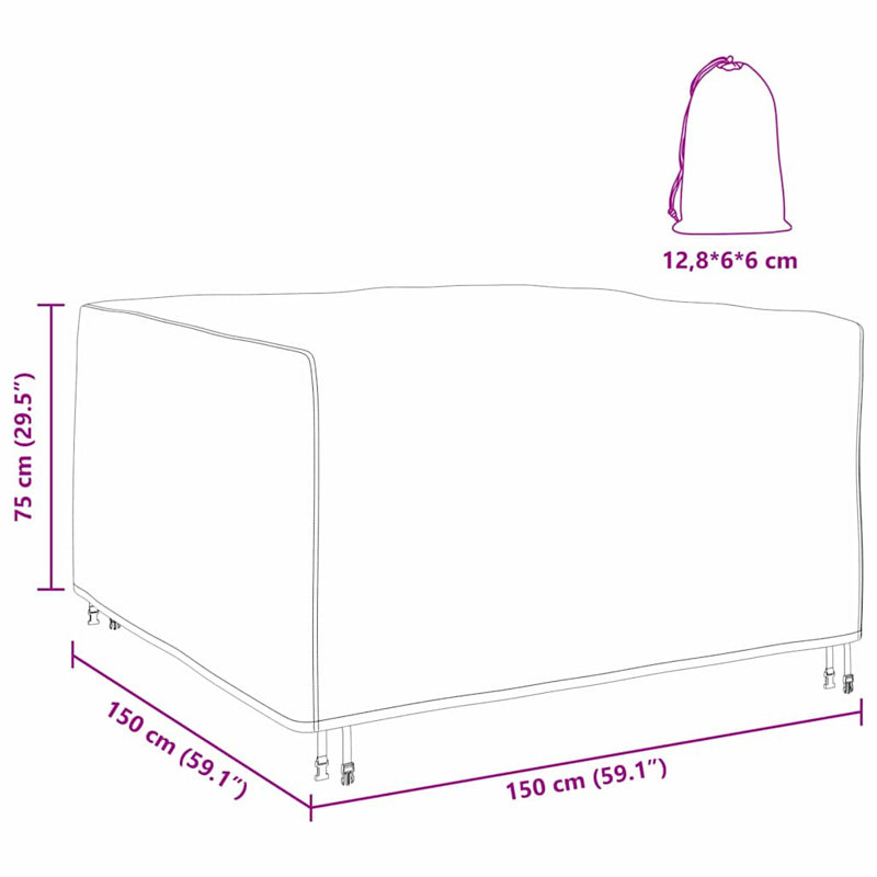 Outdoor Patio Dining Set Cover