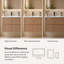Ensemble de meuble-lavabo mural simple 48 po avec lavabo 48 po Modern Farmhouse