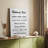 Simple Bathroom Rules -Custom Wrapped Gallery Cavas