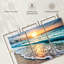 «Foamy Cancun Beach», reproduction d'art sur toile-277204654