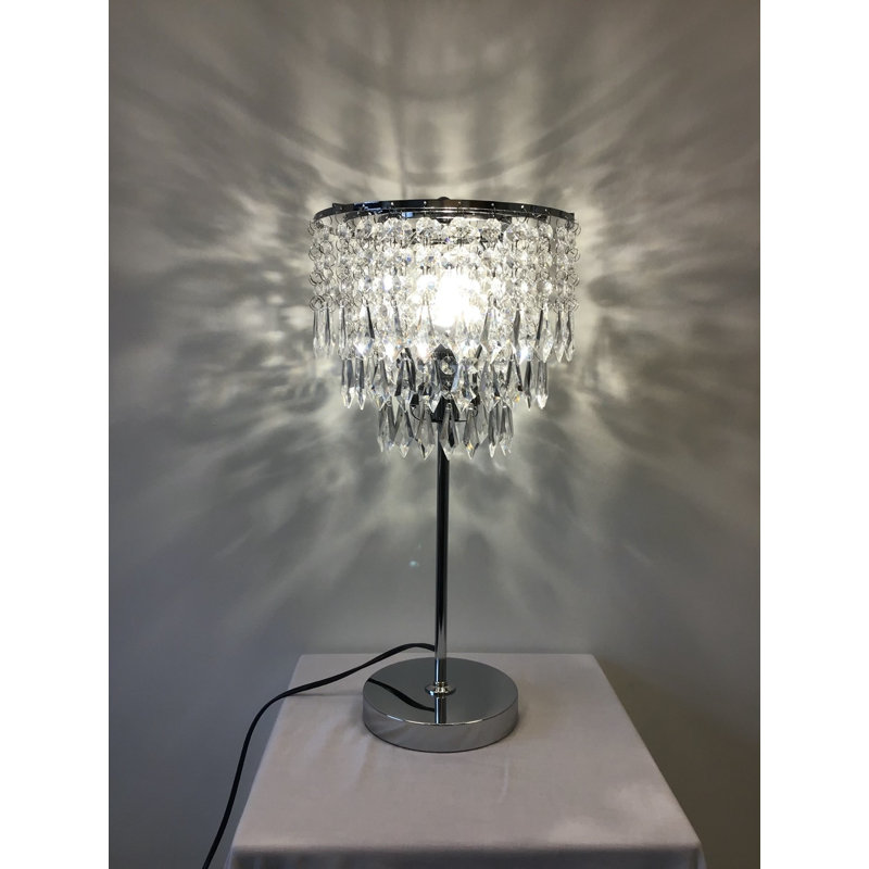 Pagan Metal Table Lamp, Chrome