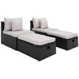 Jannik Wicker Outdoor Armless Lounge Chair