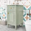 Meuble-lavabo de salle de bain avec lavabo, tiroir inclinable, tablette réglable et boutons en alliage de zinc-1626811286