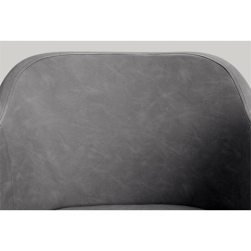 Fauteuil Axcell, Faux cuir gris